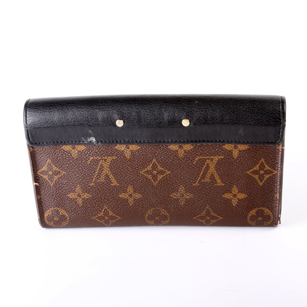 Pallas Wallet Monogram Long Black