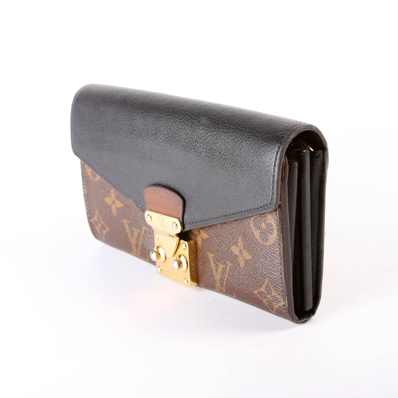 Pallas Wallet Monogram Long Black