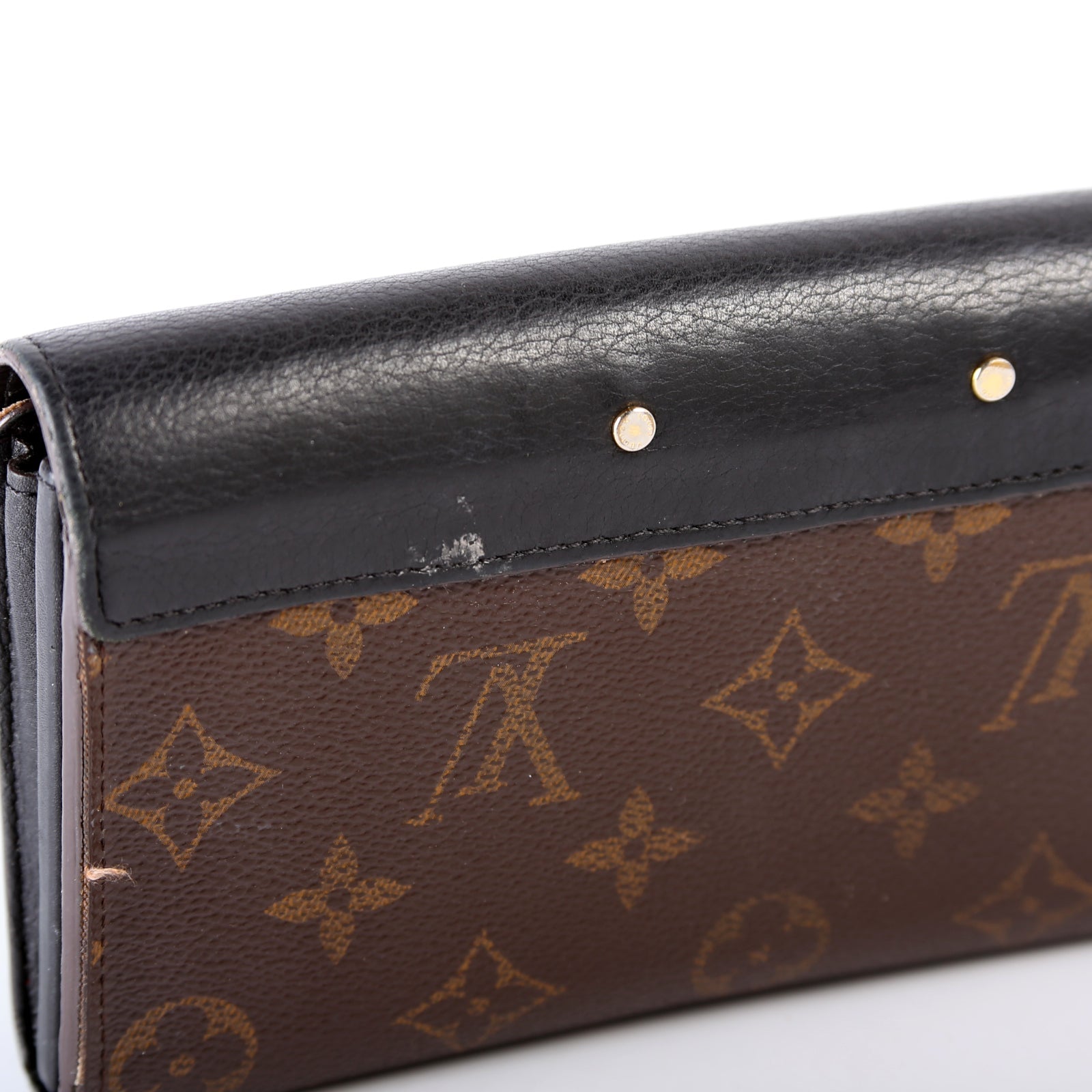 Pallas Wallet Monogram Long Black