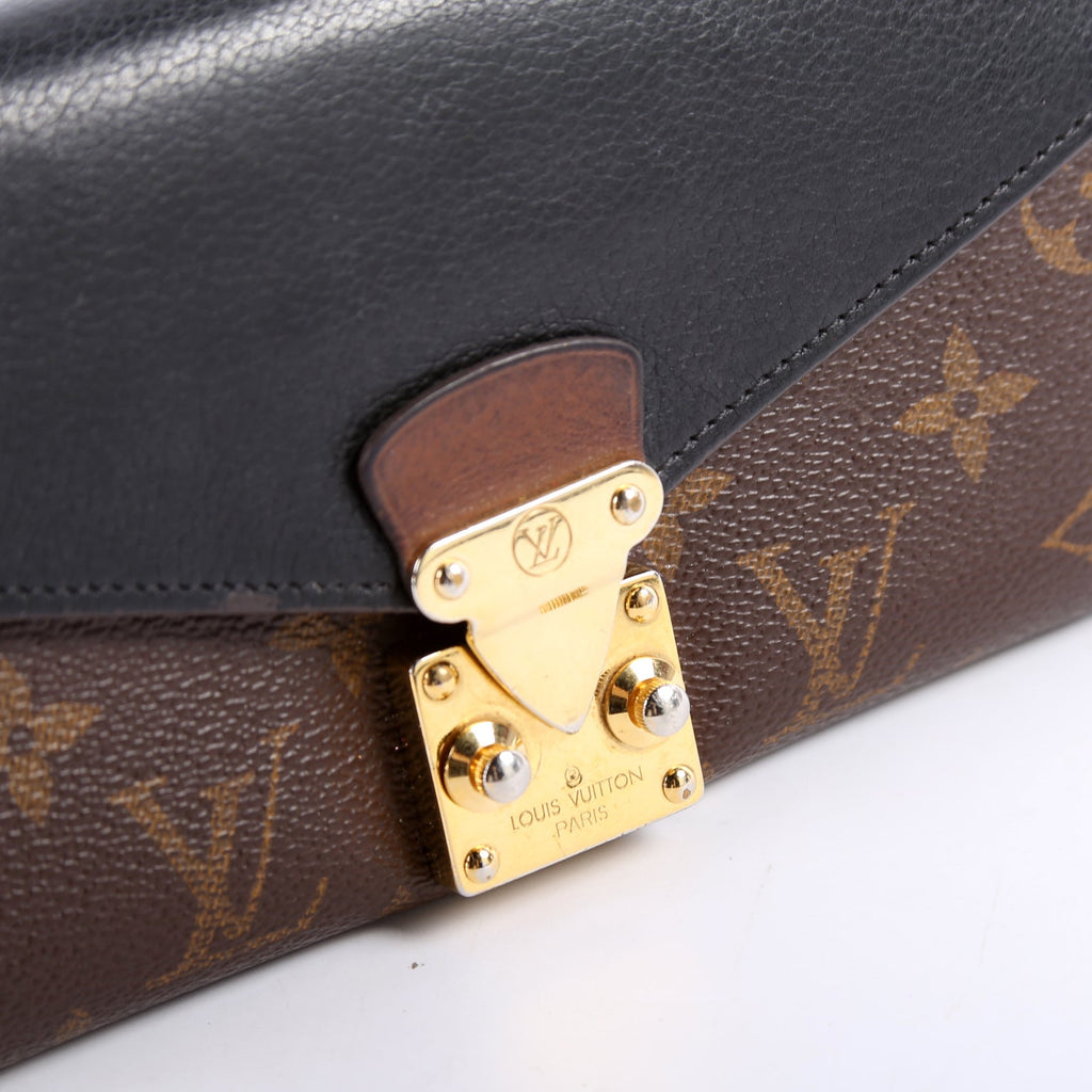 Pallas Wallet Monogram Long Black