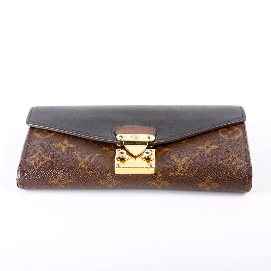 Pallas Wallet Monogram Long Black