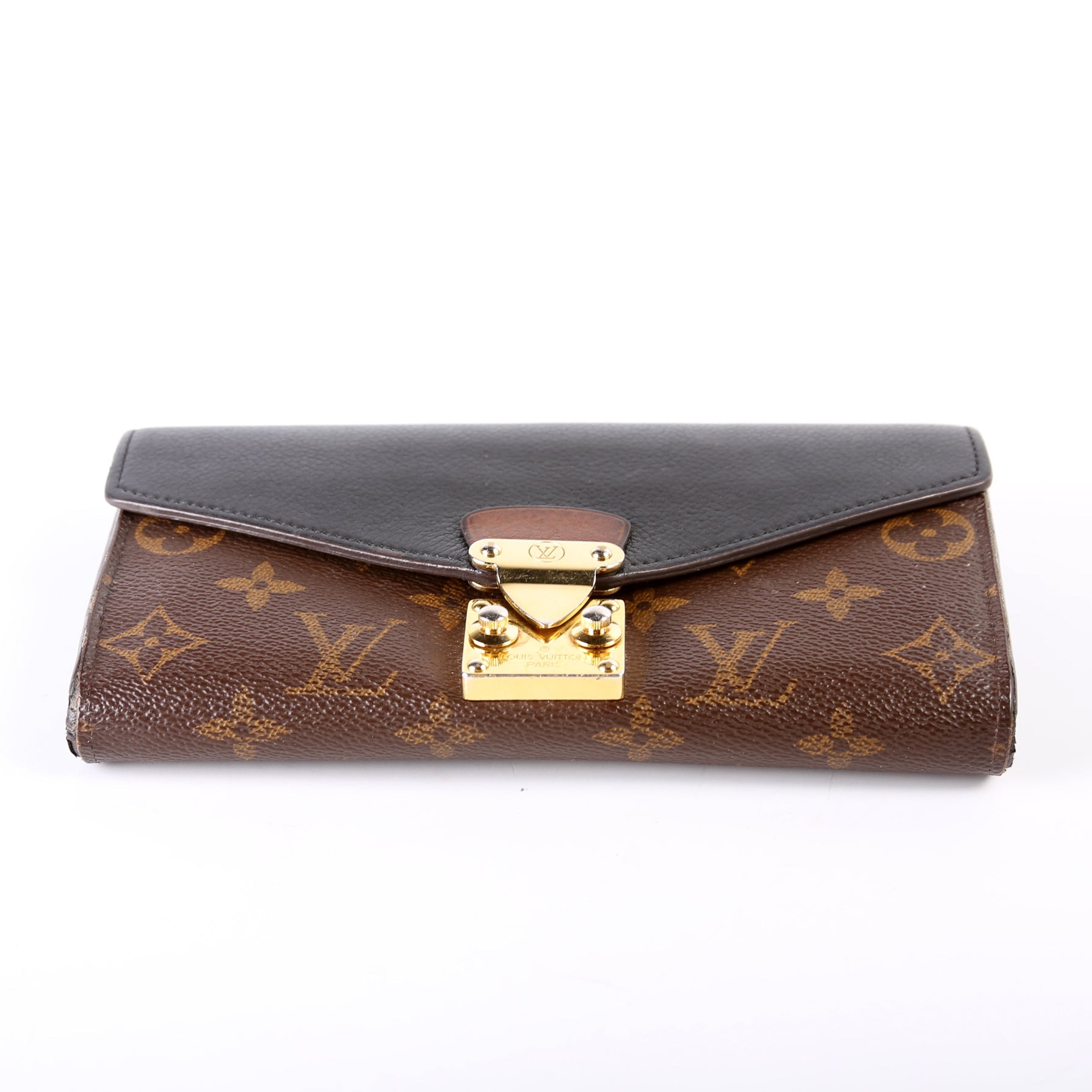 Pallas Wallet Monogram Long Black