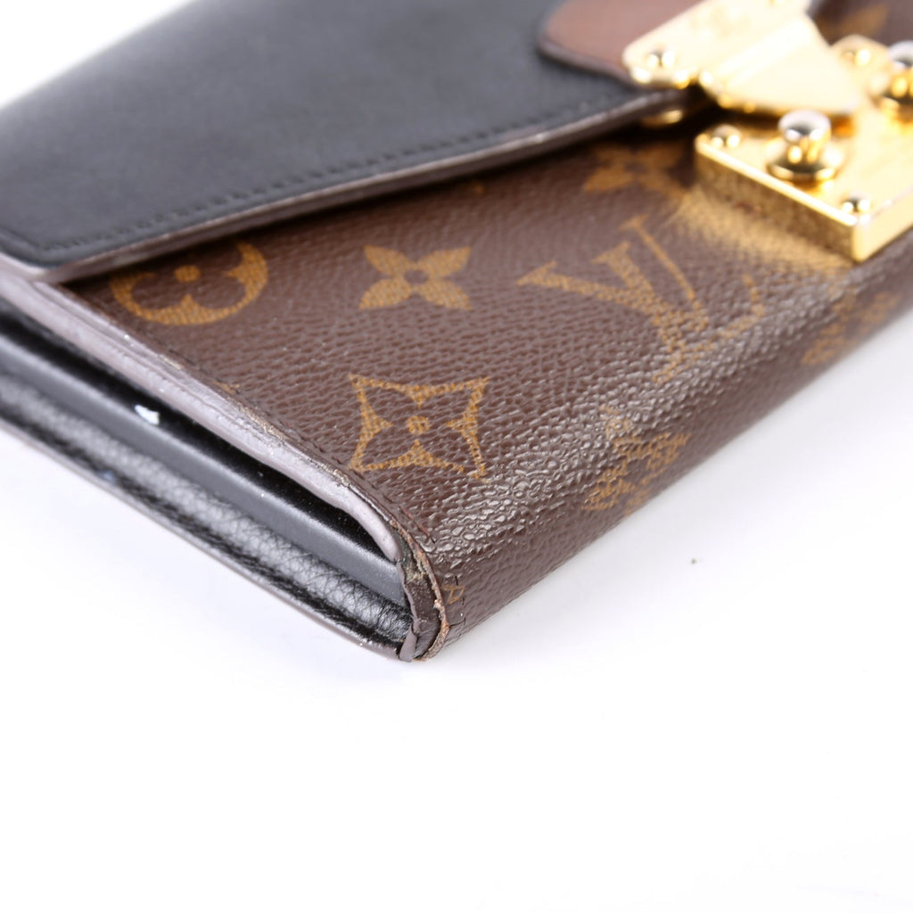 Pallas Wallet Monogram Long Black