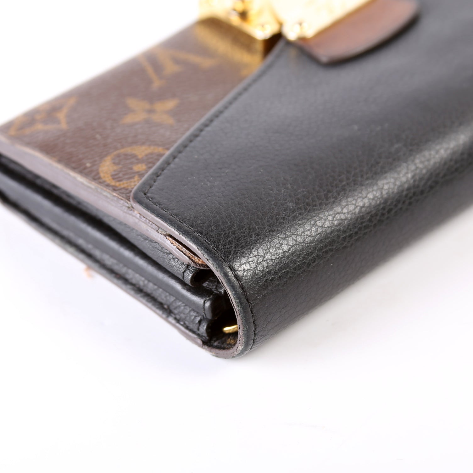 Pallas Wallet Monogram Long Black