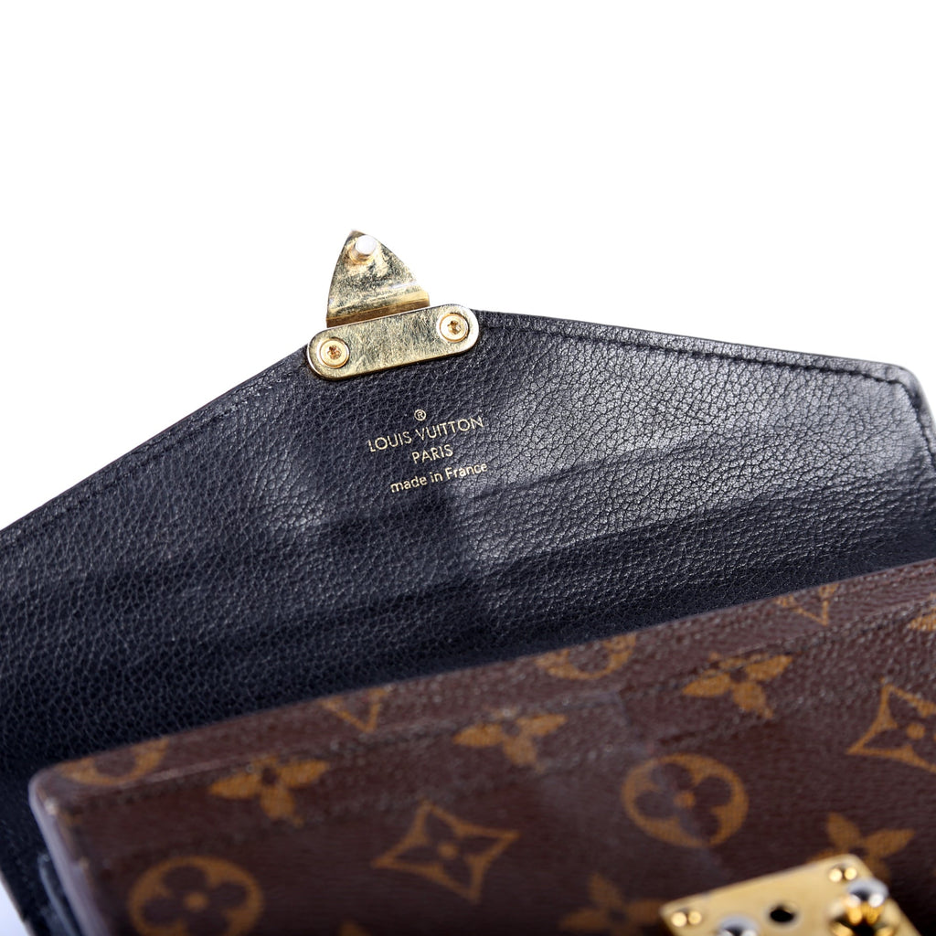 Pallas Wallet Monogram Long Black