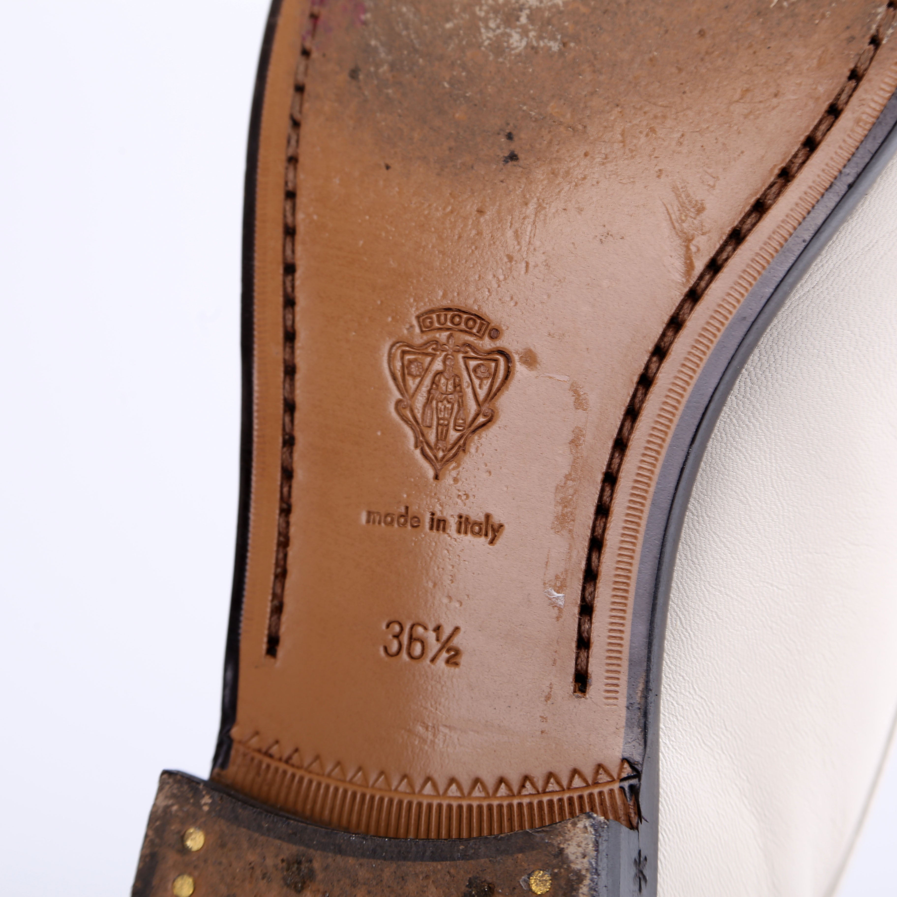 Gucci Horsebit Leather Loafers Size 36.5