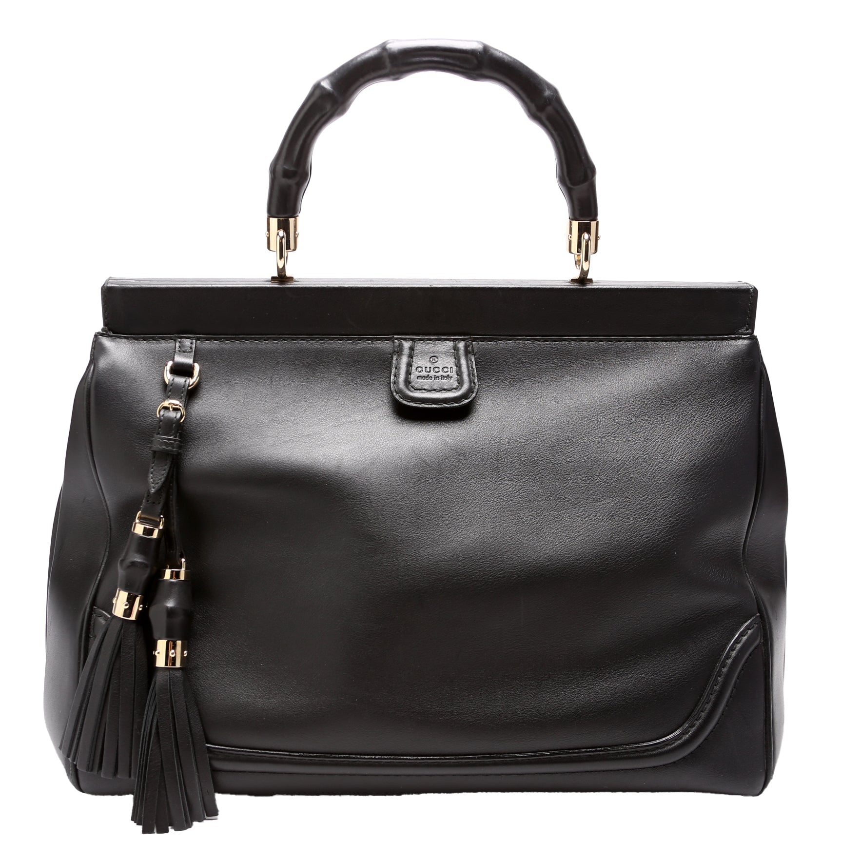 Bold Bamboo Top Handle Bag Medium