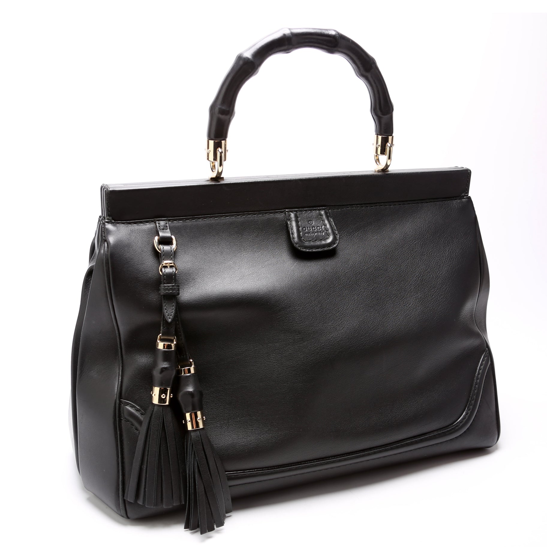 Bold Bamboo Top Handle Bag Medium
