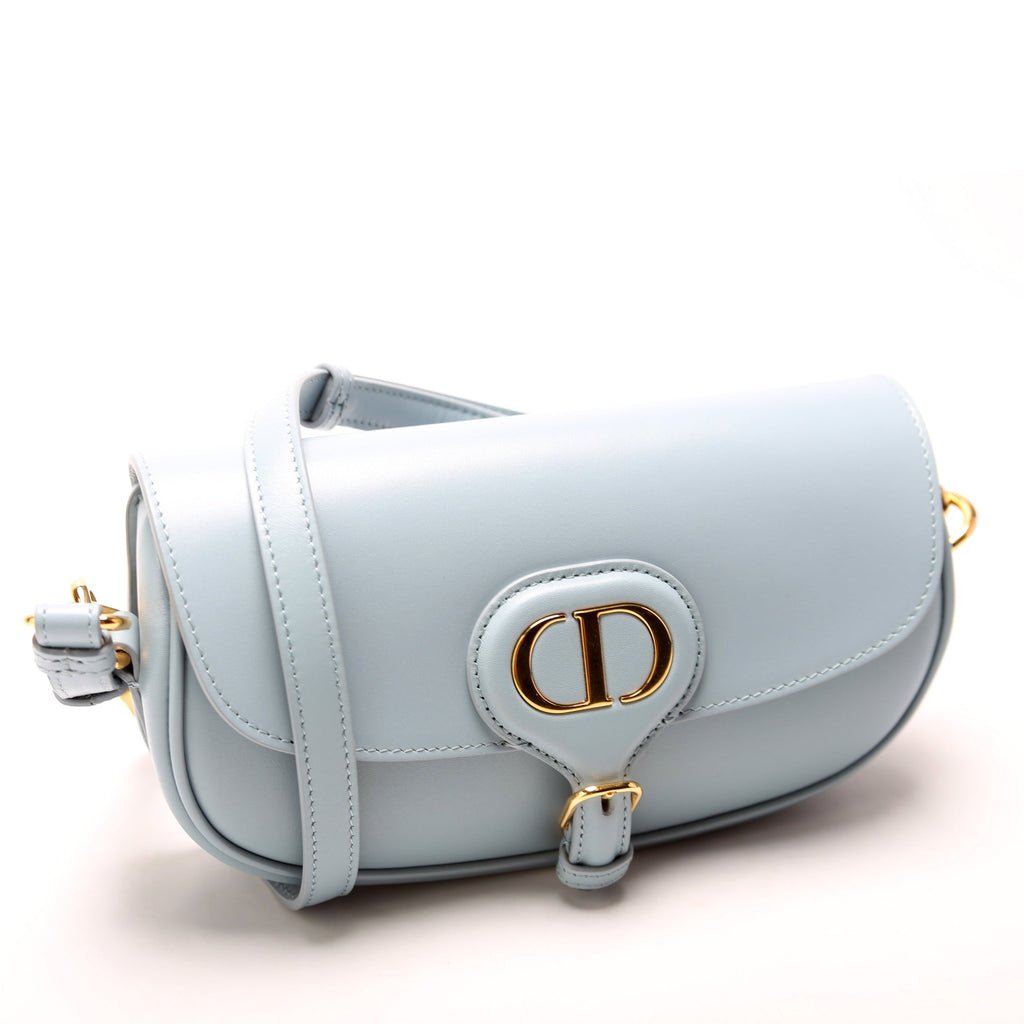 Bobby Bag East-West Box Calfskin Blue