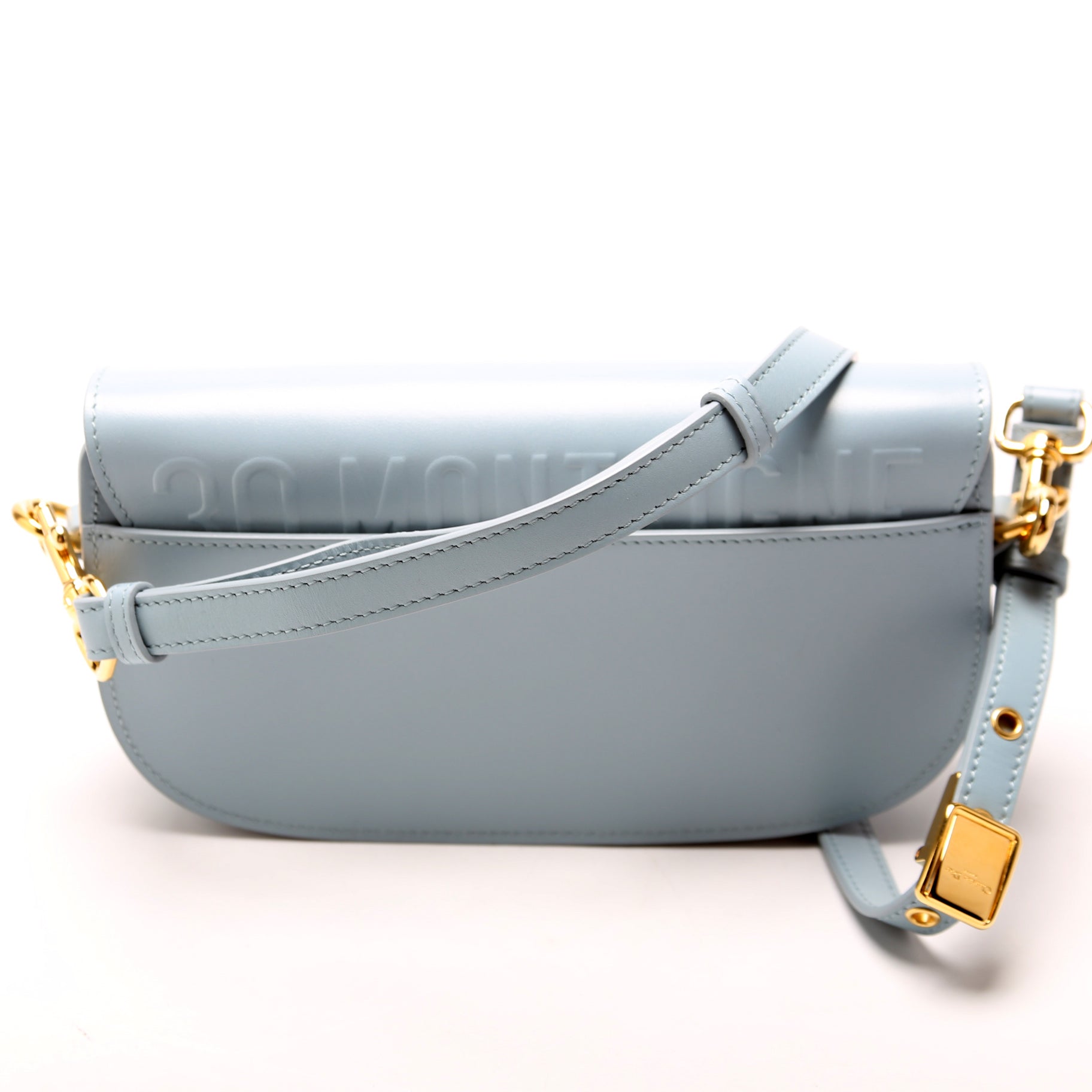Bobby Bag East-West Box Calfskin Blue