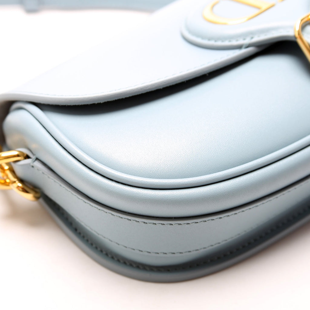 Bobby Bag East-West Box Calfskin Blue