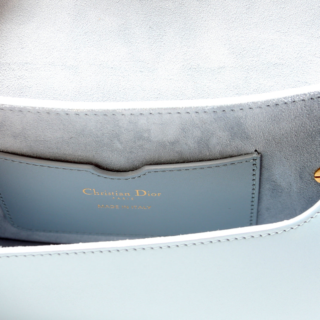 Bobby Bag East-West Box Calfskin Blue