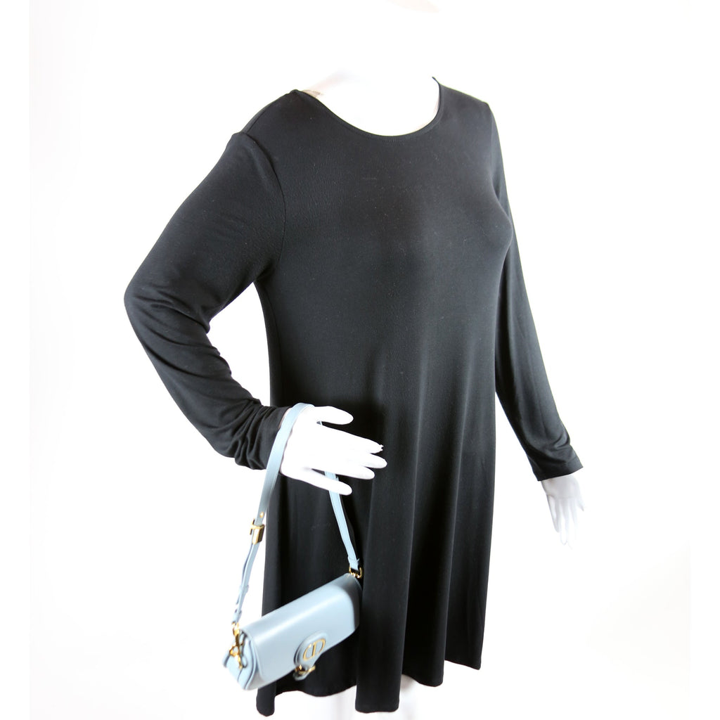 Bobby Bag East-West Box Calfskin Blue