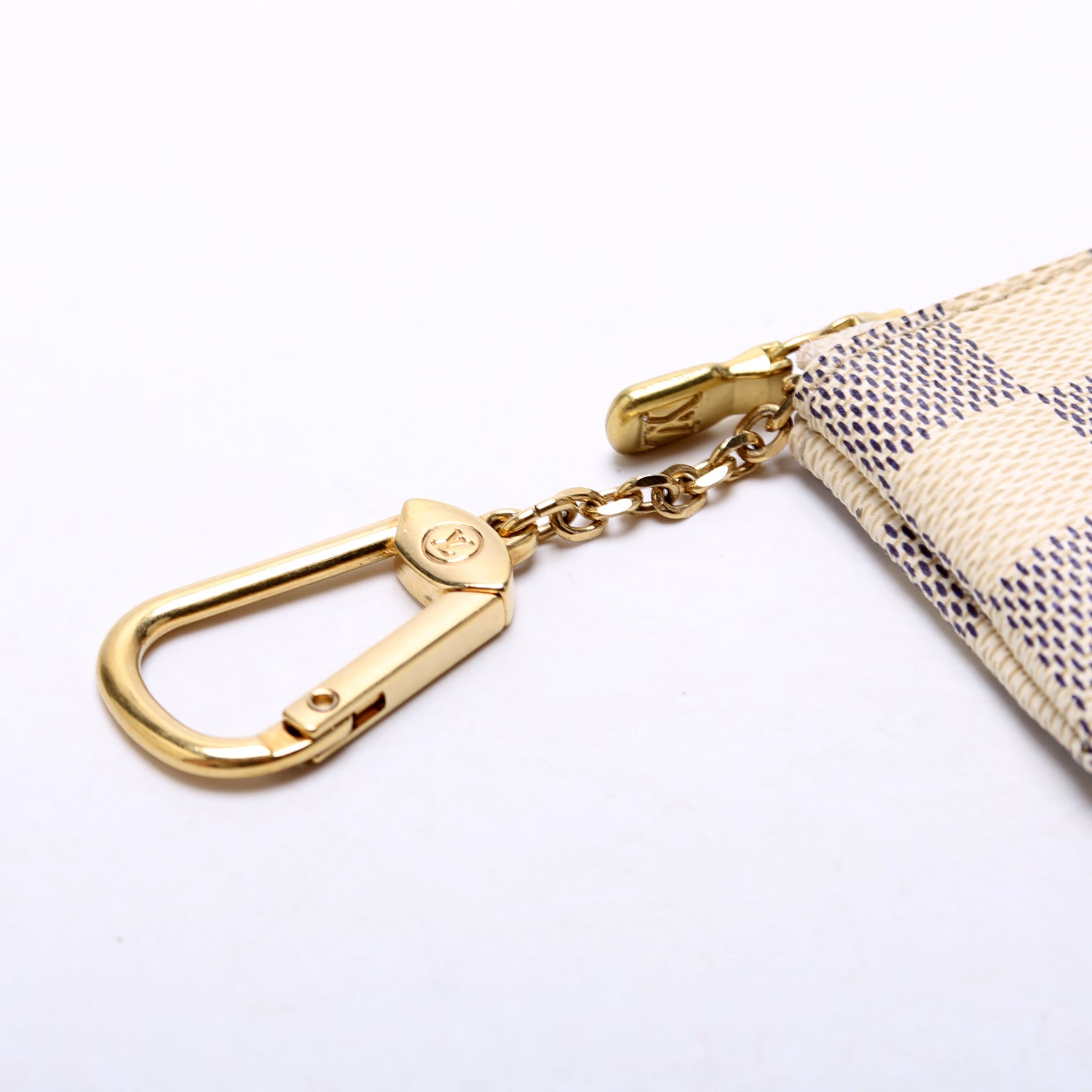 Pochette Cles Damier Azur
