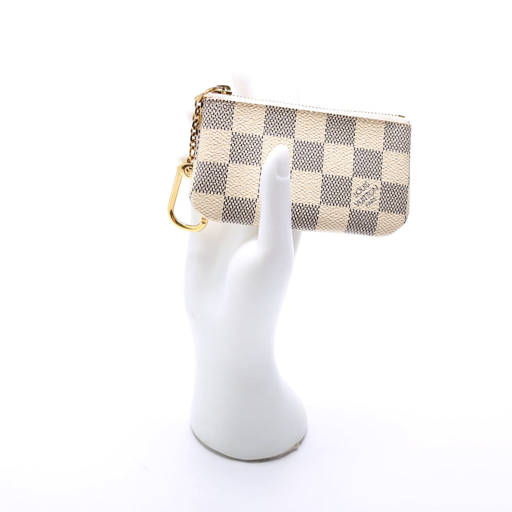 Pochette Cles Damier Azur