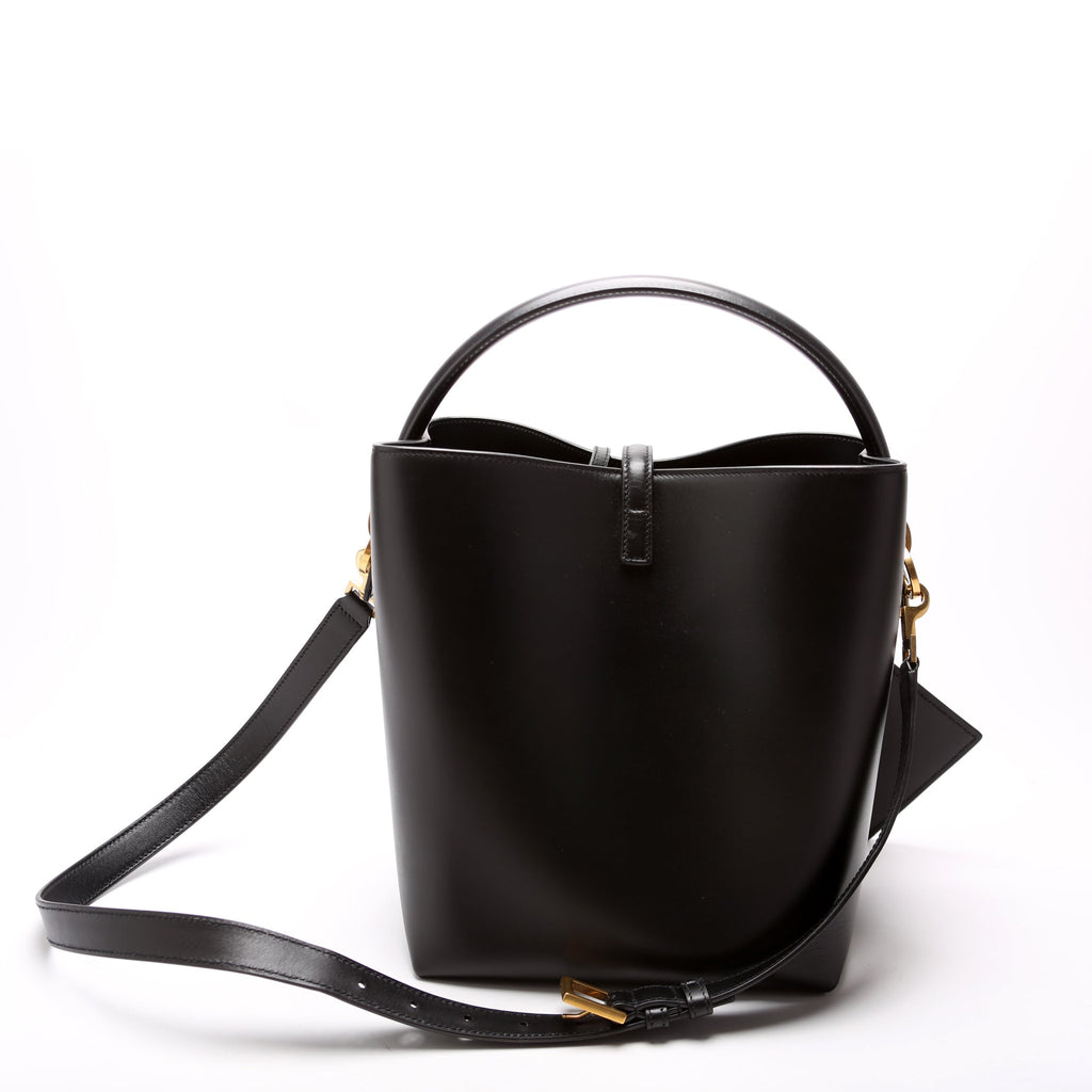 Le 37 Bucket Bag Shiny Leather 742828 Black