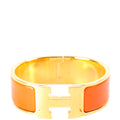 Clic Clac Wide PM Bracelet Gold/Orange
