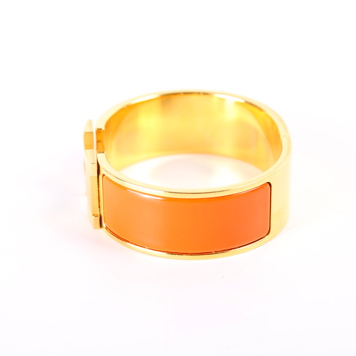 Clic Clac Wide PM Bracelet Gold/Orange