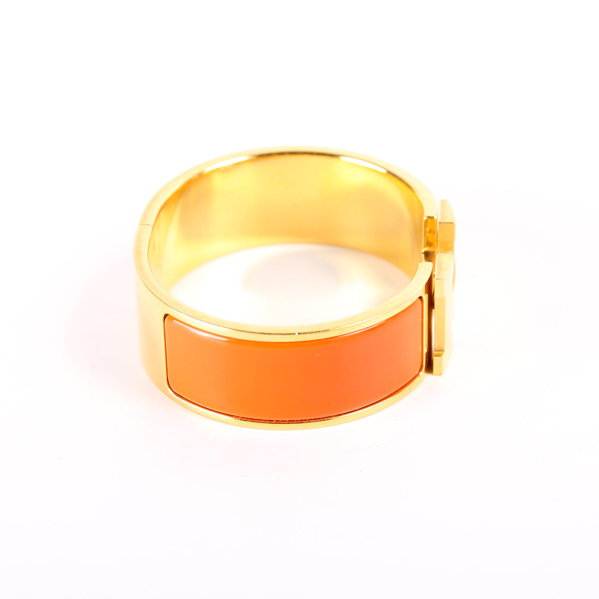 Clic Clac Wide PM Bracelet Gold/Orange