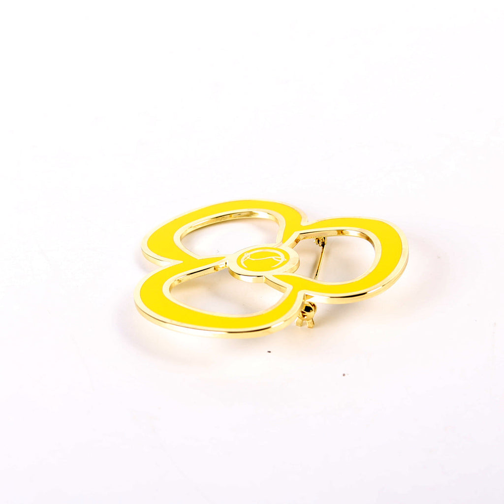 Pin And Brooch Yellow