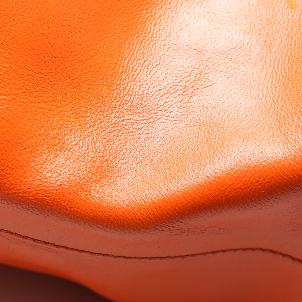 Antigona Soft Shopping Leather Orange