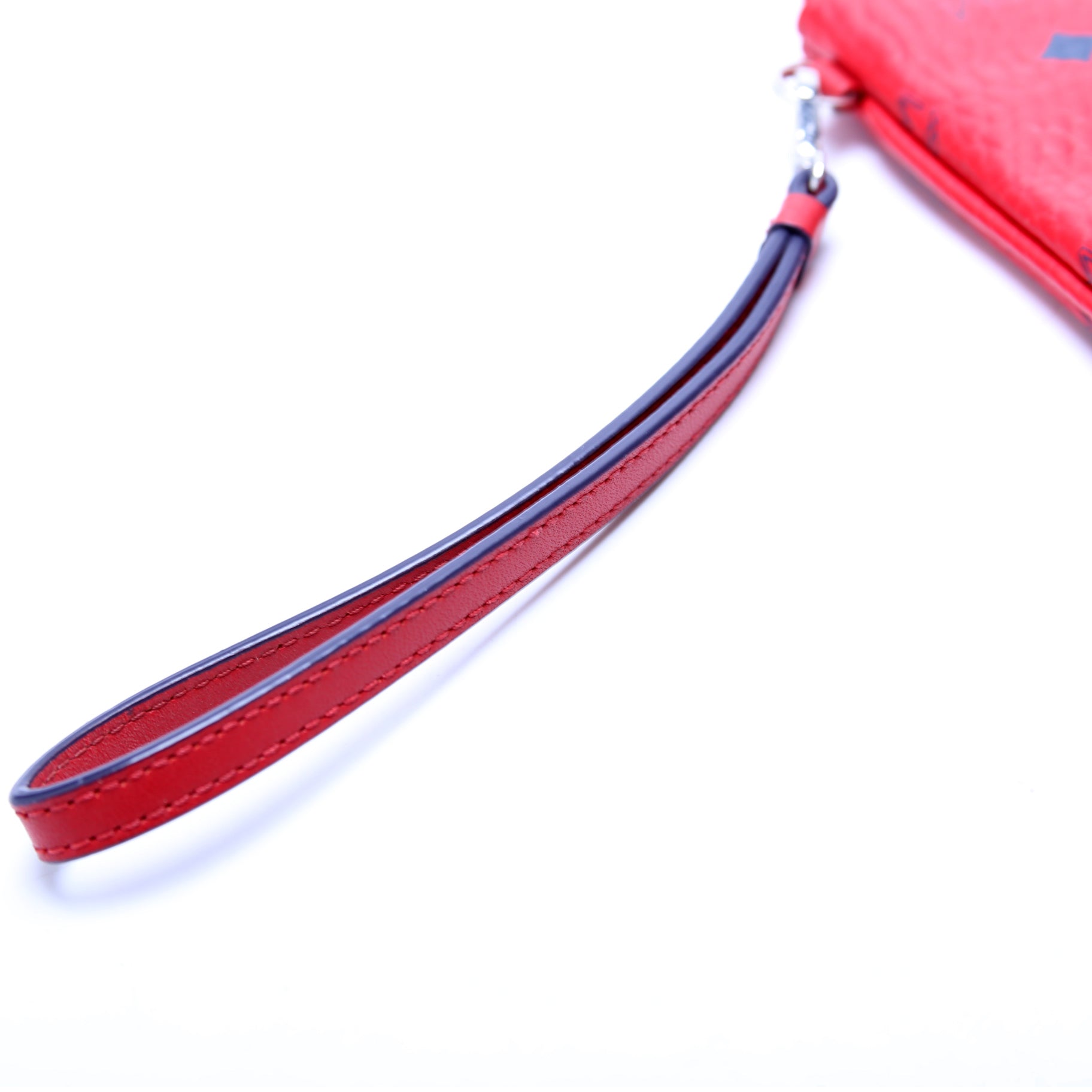 Visetos Zip Wristlet Pouch Clutch Red