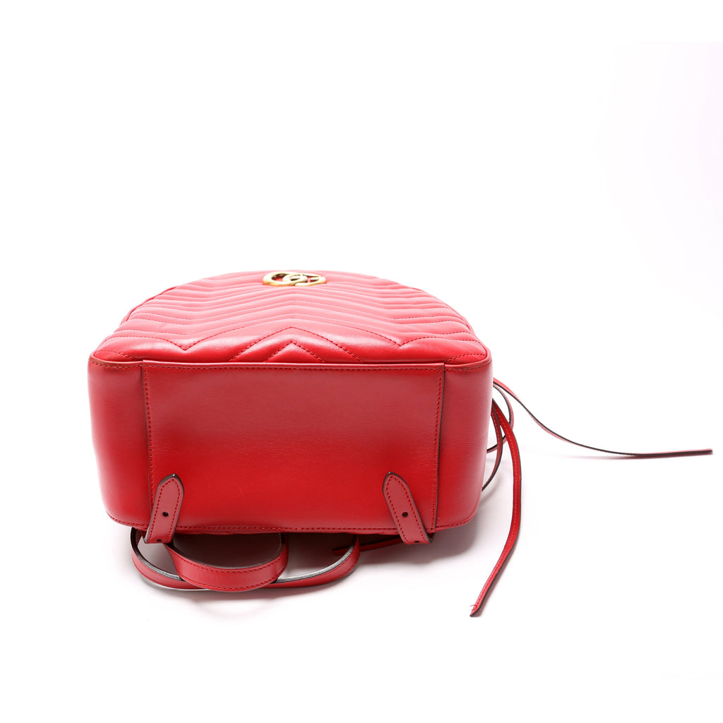 Gucci 476671 Marmont Backpack Red