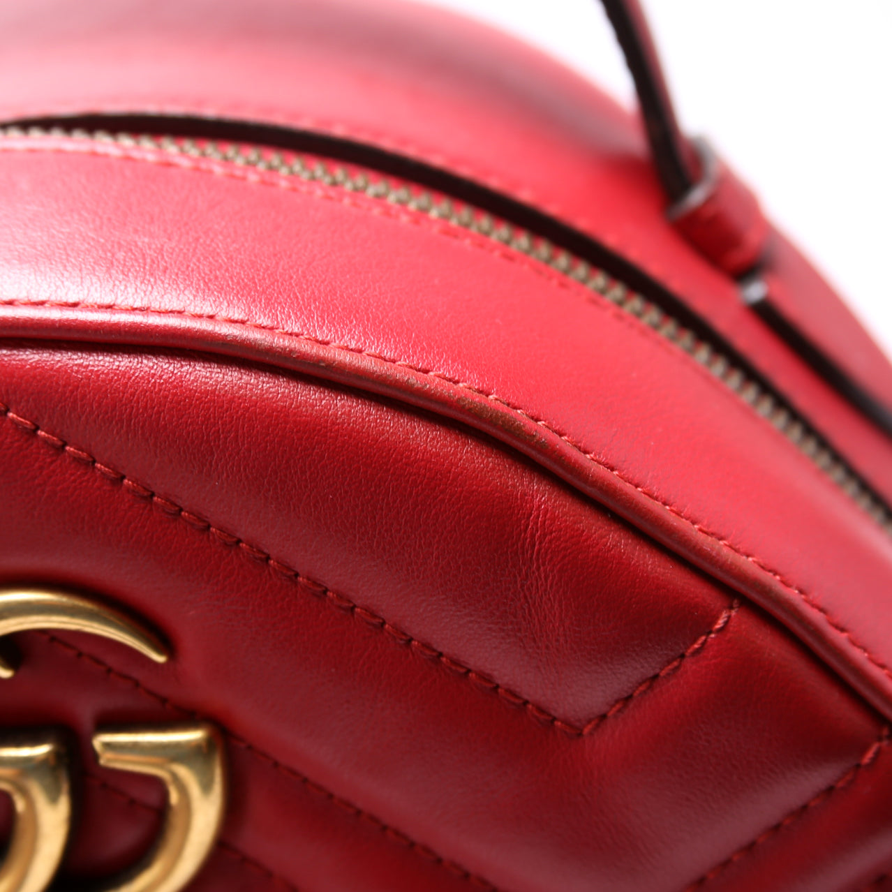 Gucci 476671 Marmont Backpack Red