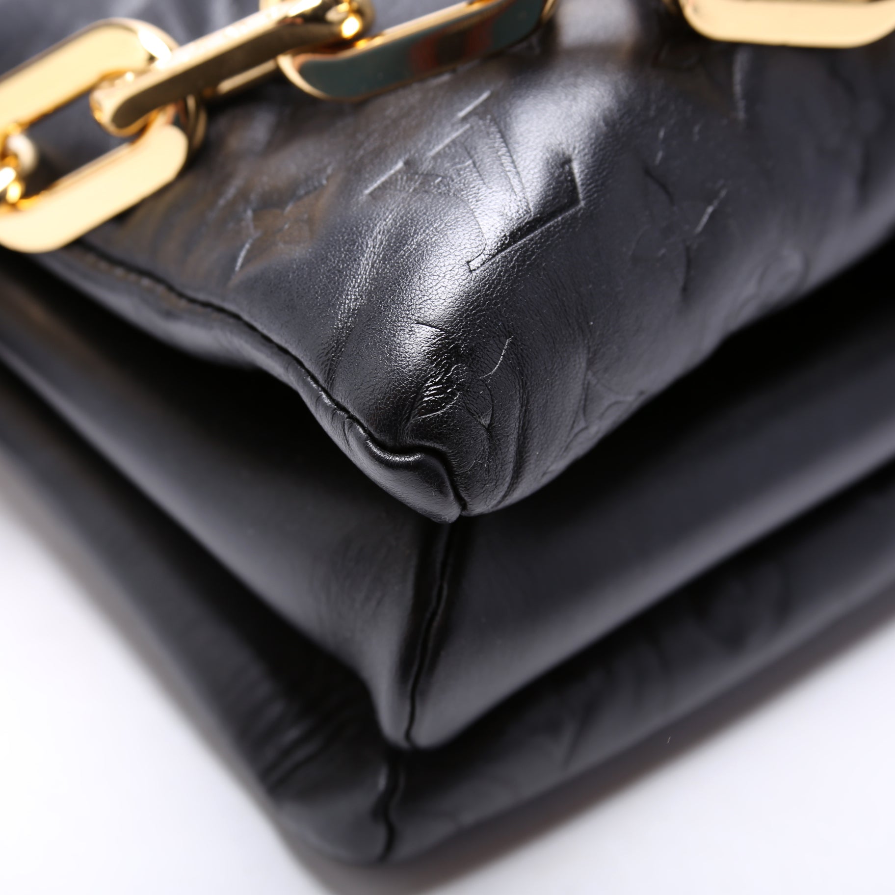 Coussin MM Lambskin Black
