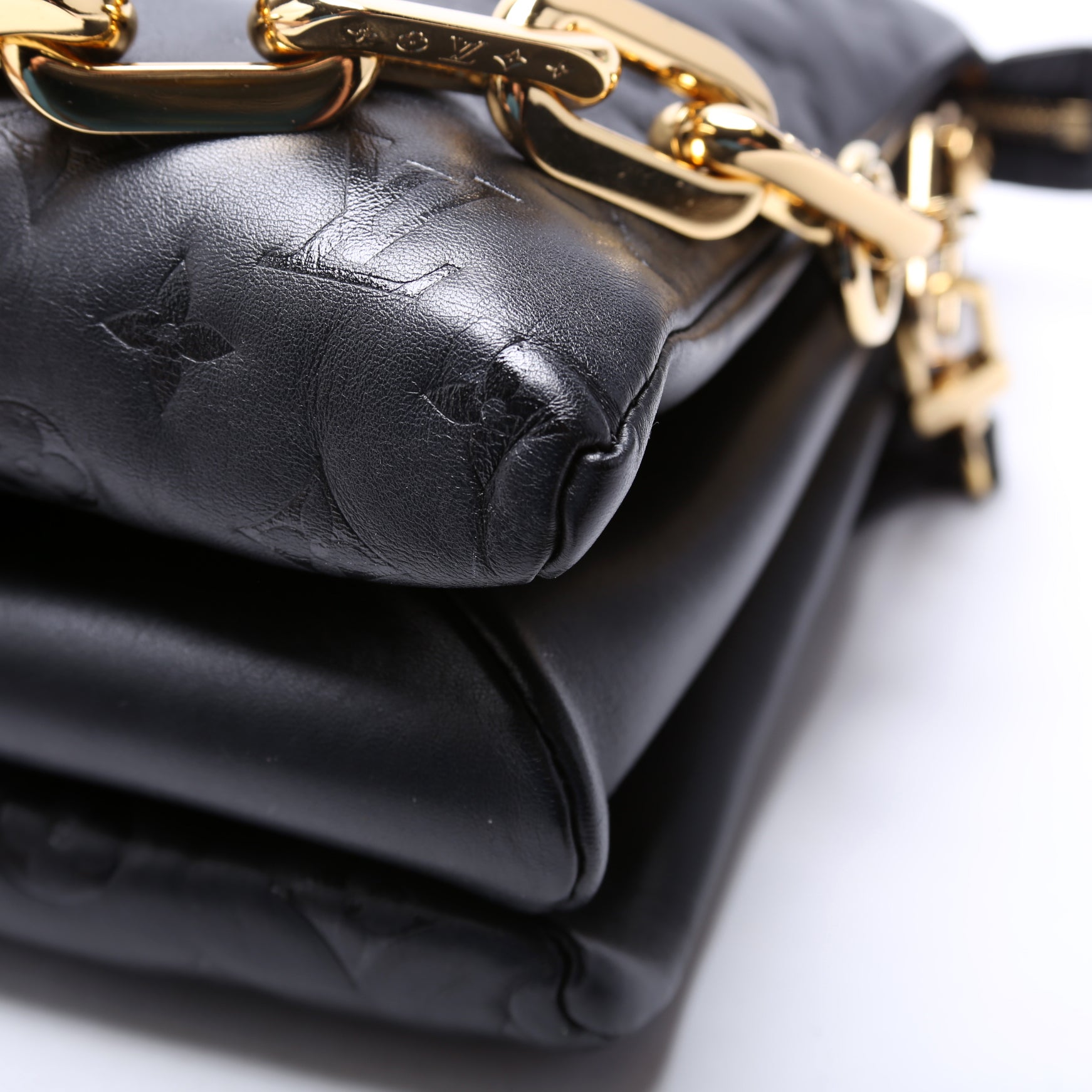 Coussin MM Lambskin Black