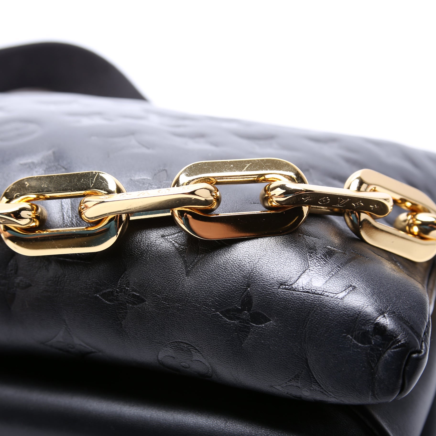Coussin MM Lambskin Black