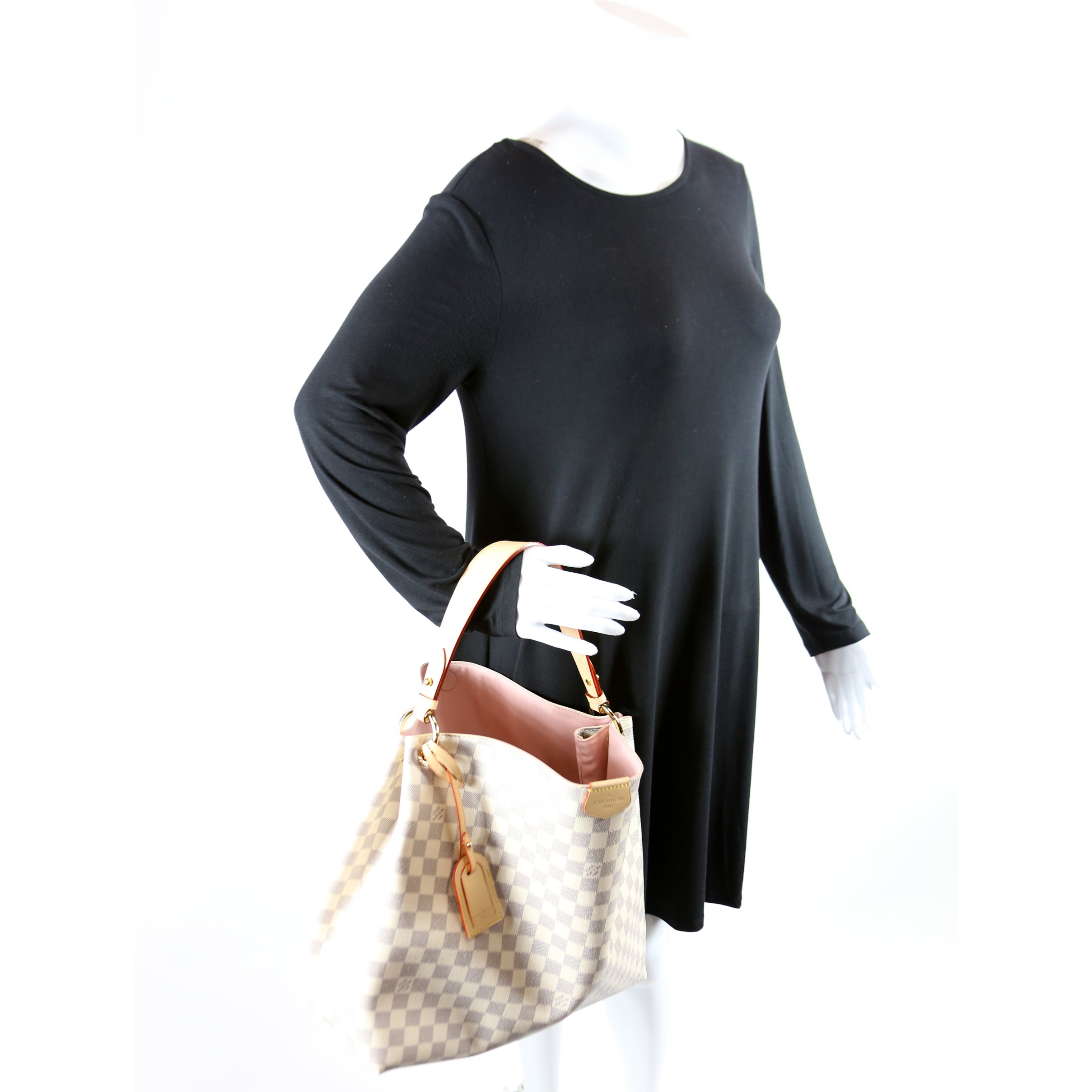 Graceful MM Damier Azur