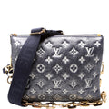 Coussin PM NM Denim Printed Lambskin