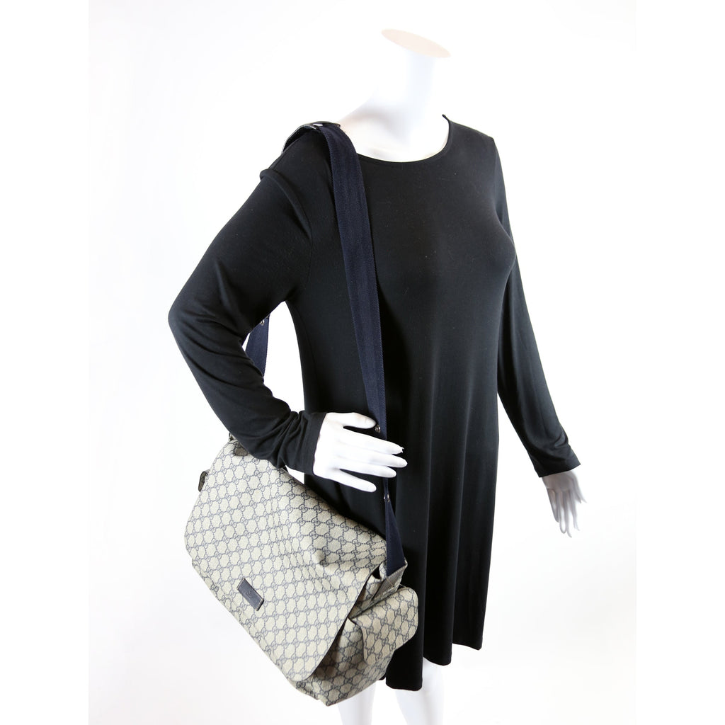 211131 GG Canvas Diaper Bag