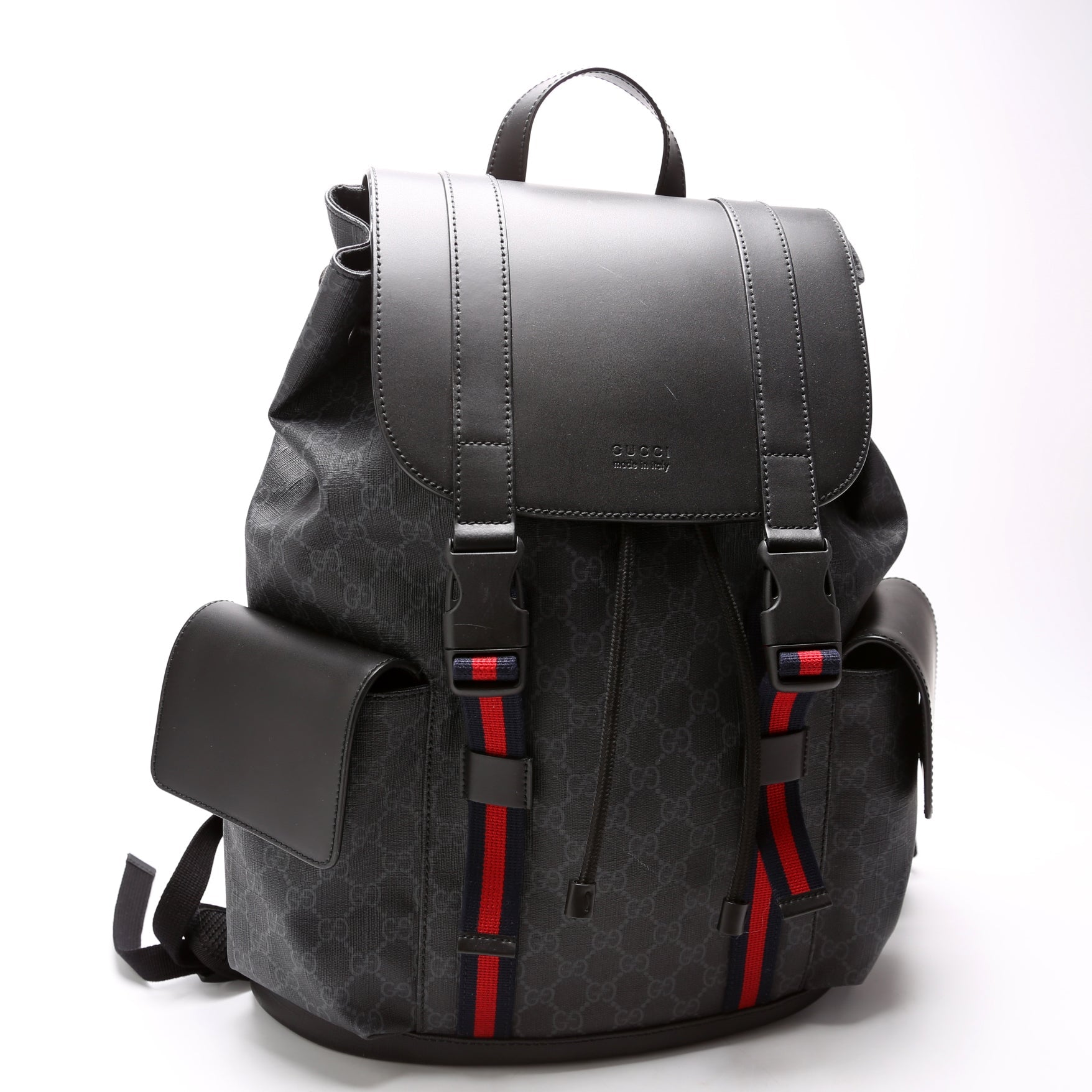 495563 GG Supreme Backpack Black