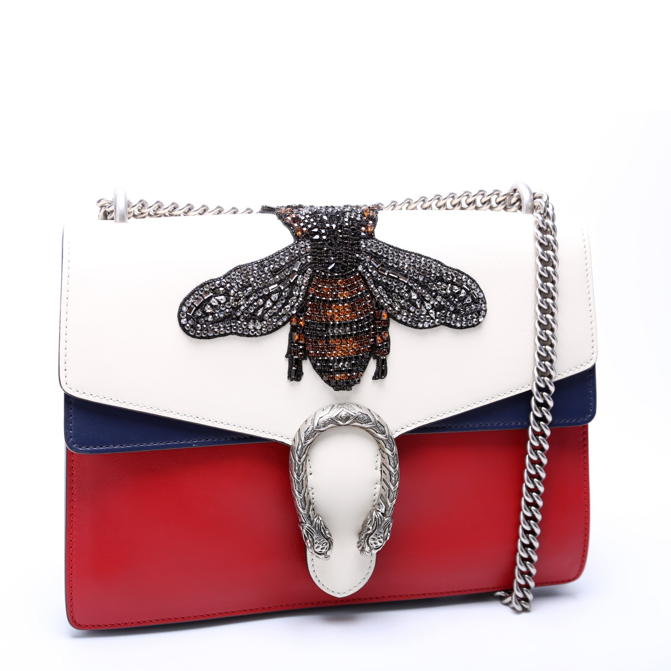 403348 Dionysus Bee Embellished Shoulder Medium