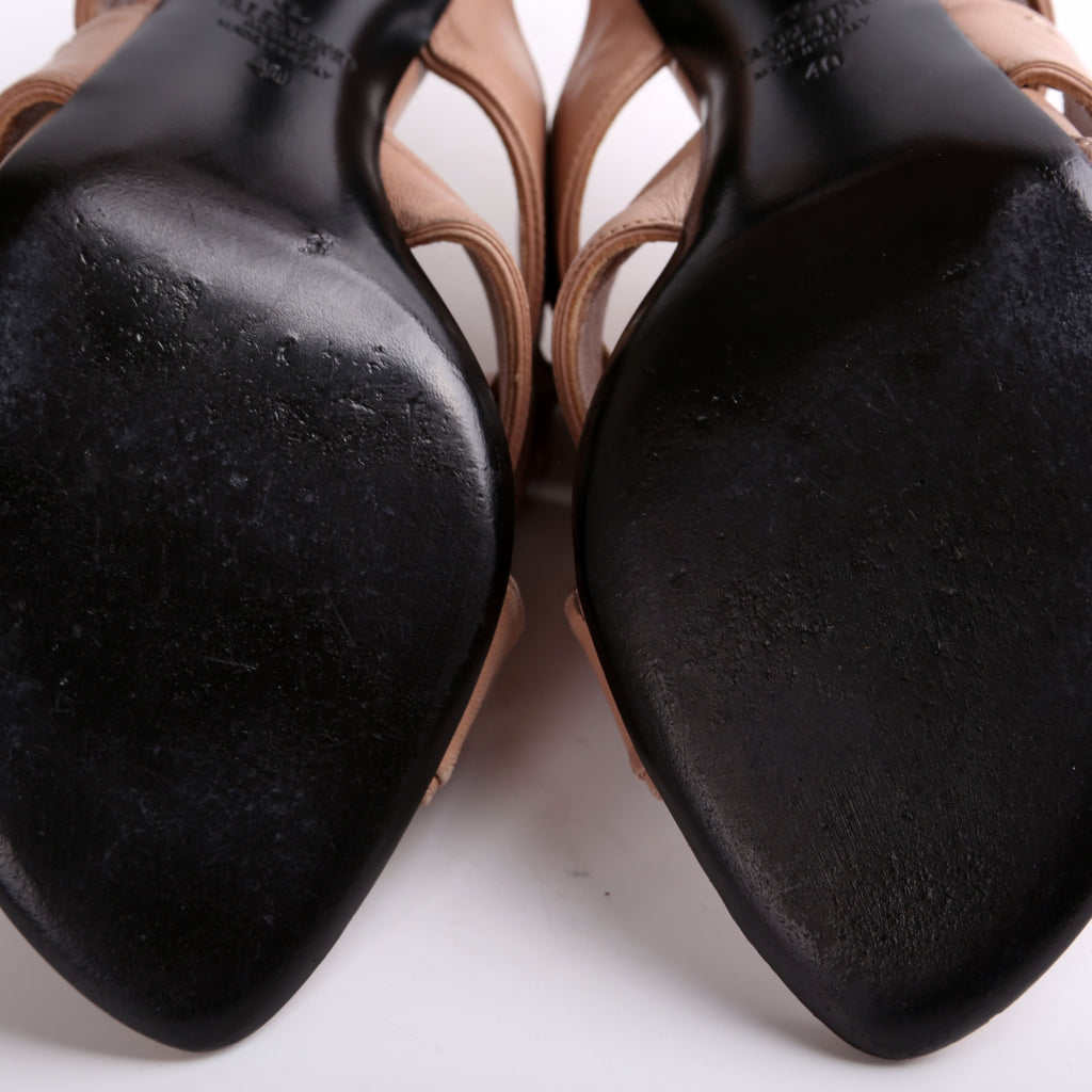 Ruched Sandal Heels Size 40