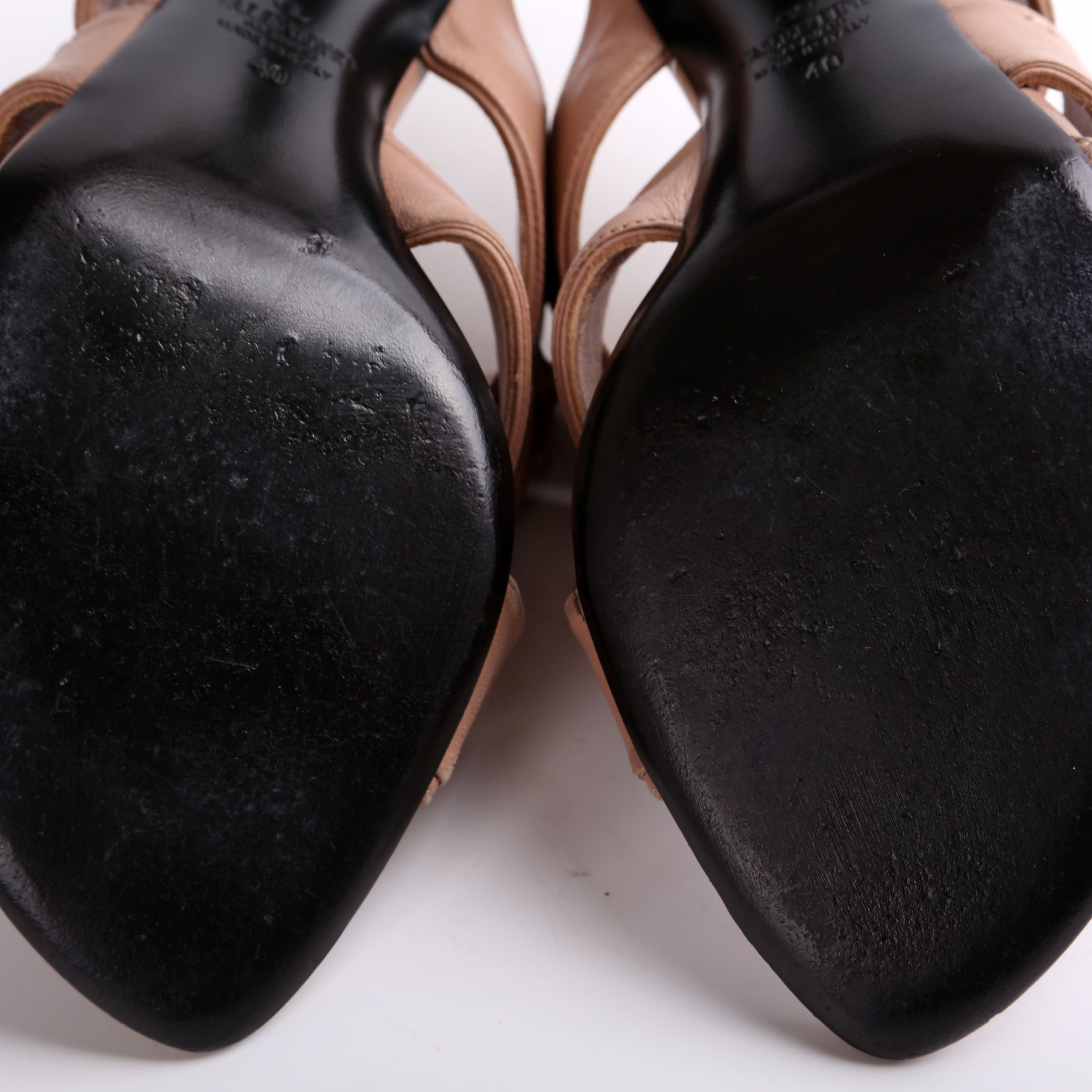 Ruched Sandal Heels Size 40