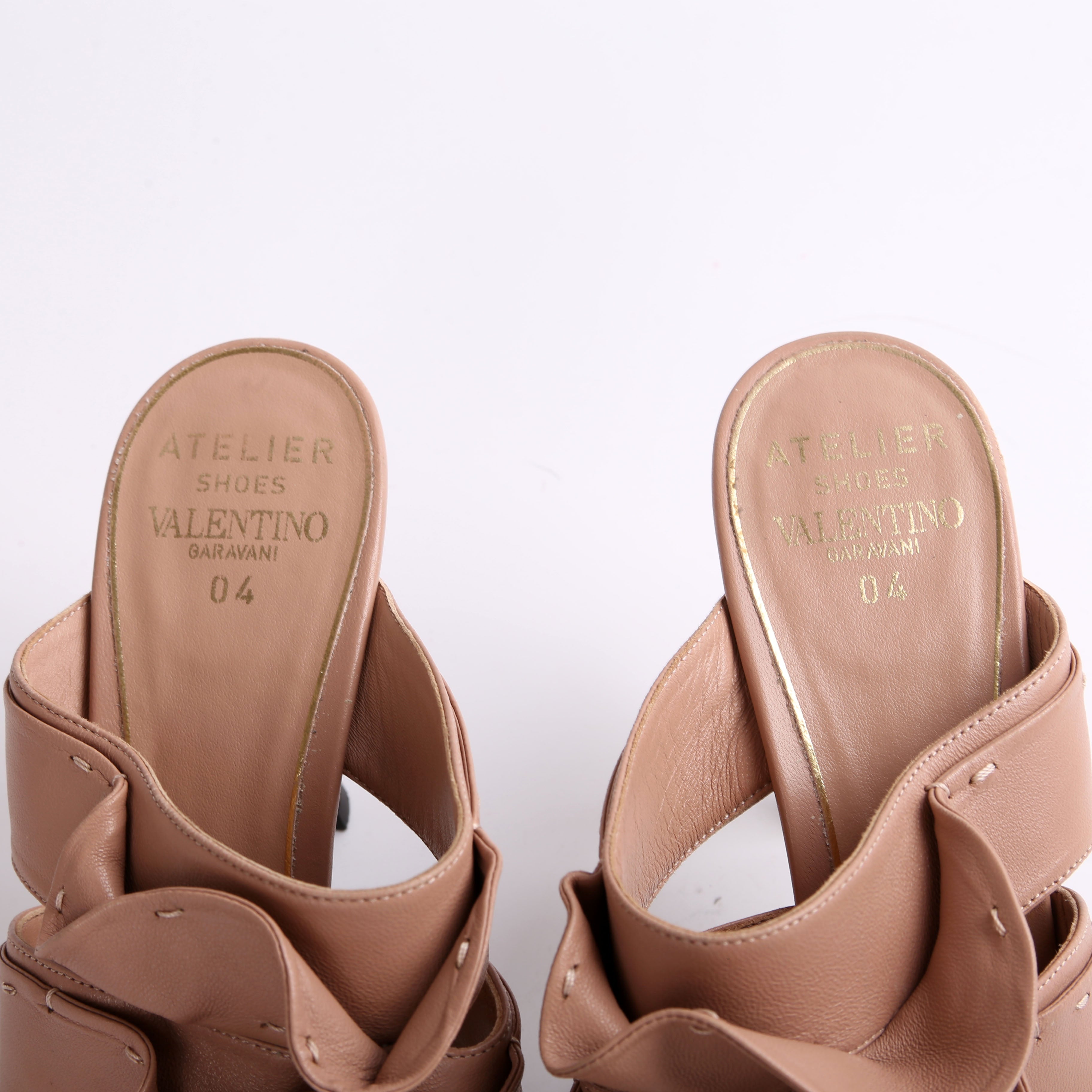 Ruched Sandal Heels Size 40
