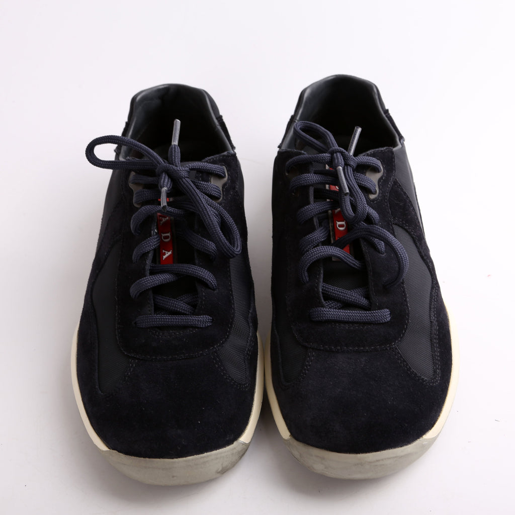Prada America's Cup Suede Sneakers Men's Size 5(Womens Size 37)