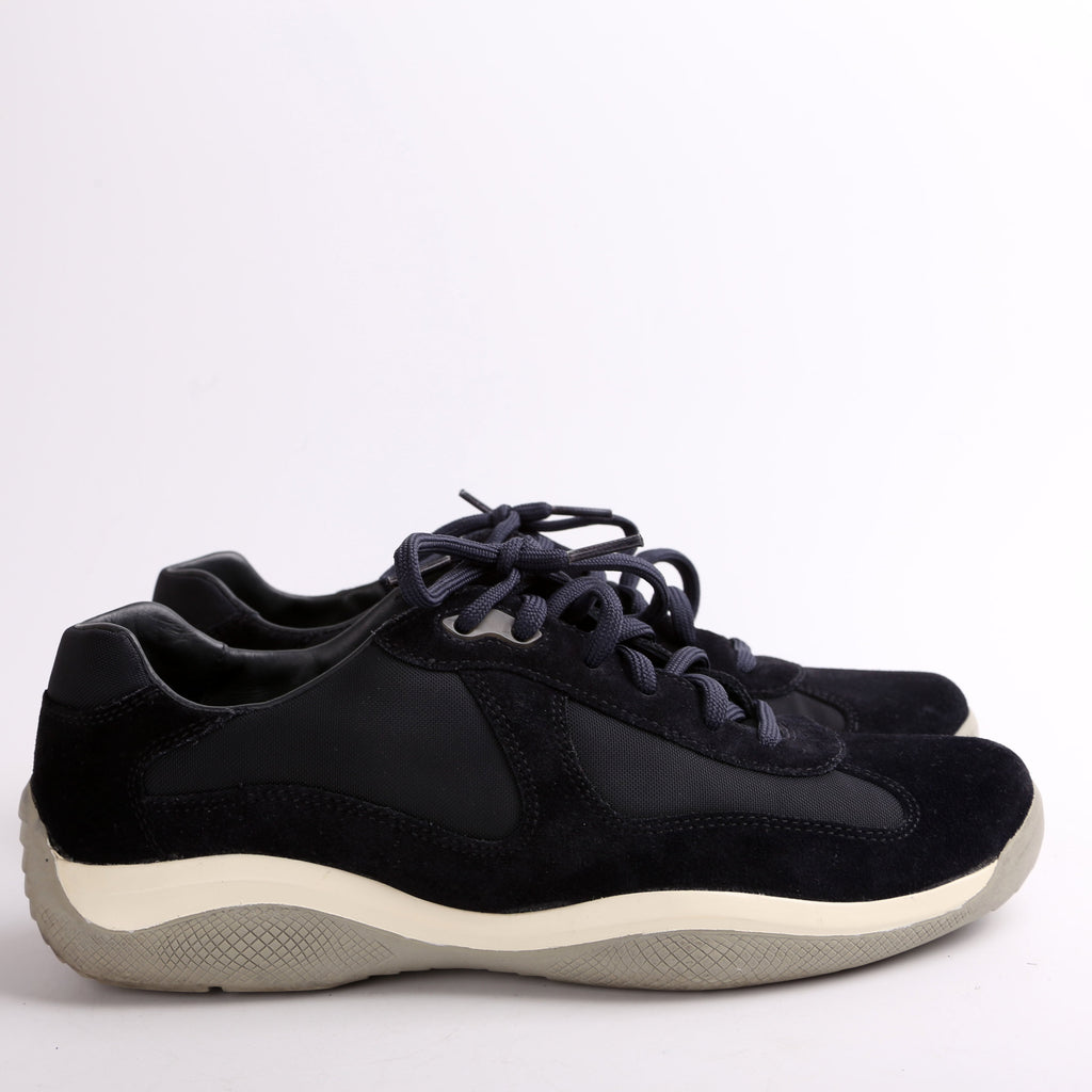 Prada America's Cup Suede Sneakers Men's Size 5(Womens Size 37)