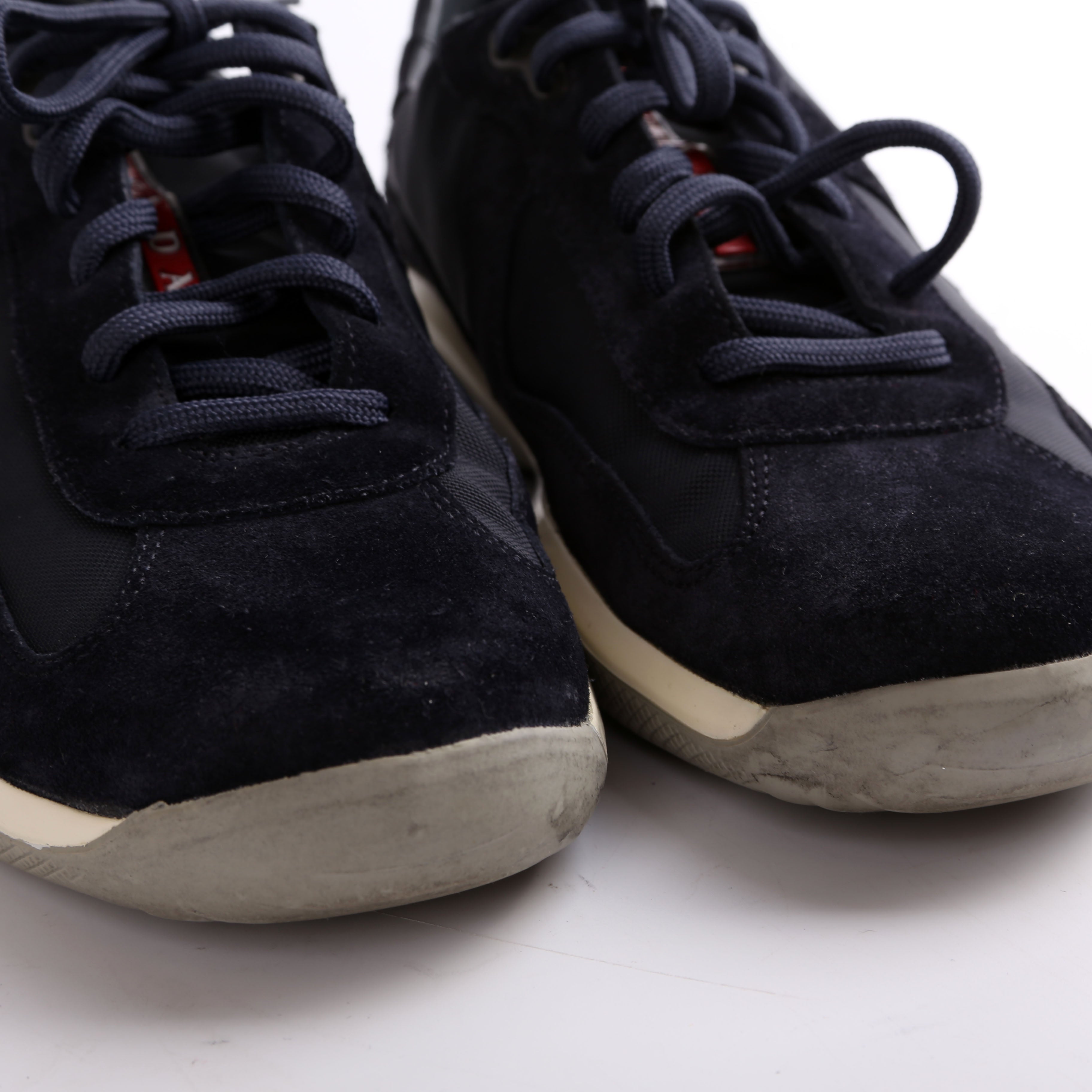 Prada America's Cup Suede Sneakers Men's Size 5(Womens Size 37)