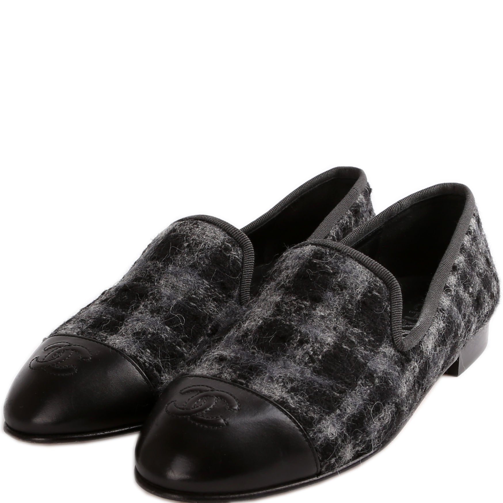CC Tweed Loafers Size 36