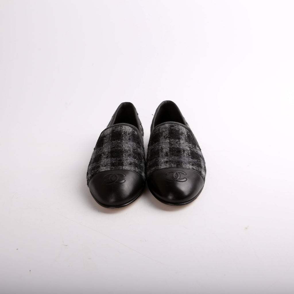 CC Tweed Loafers Size 36