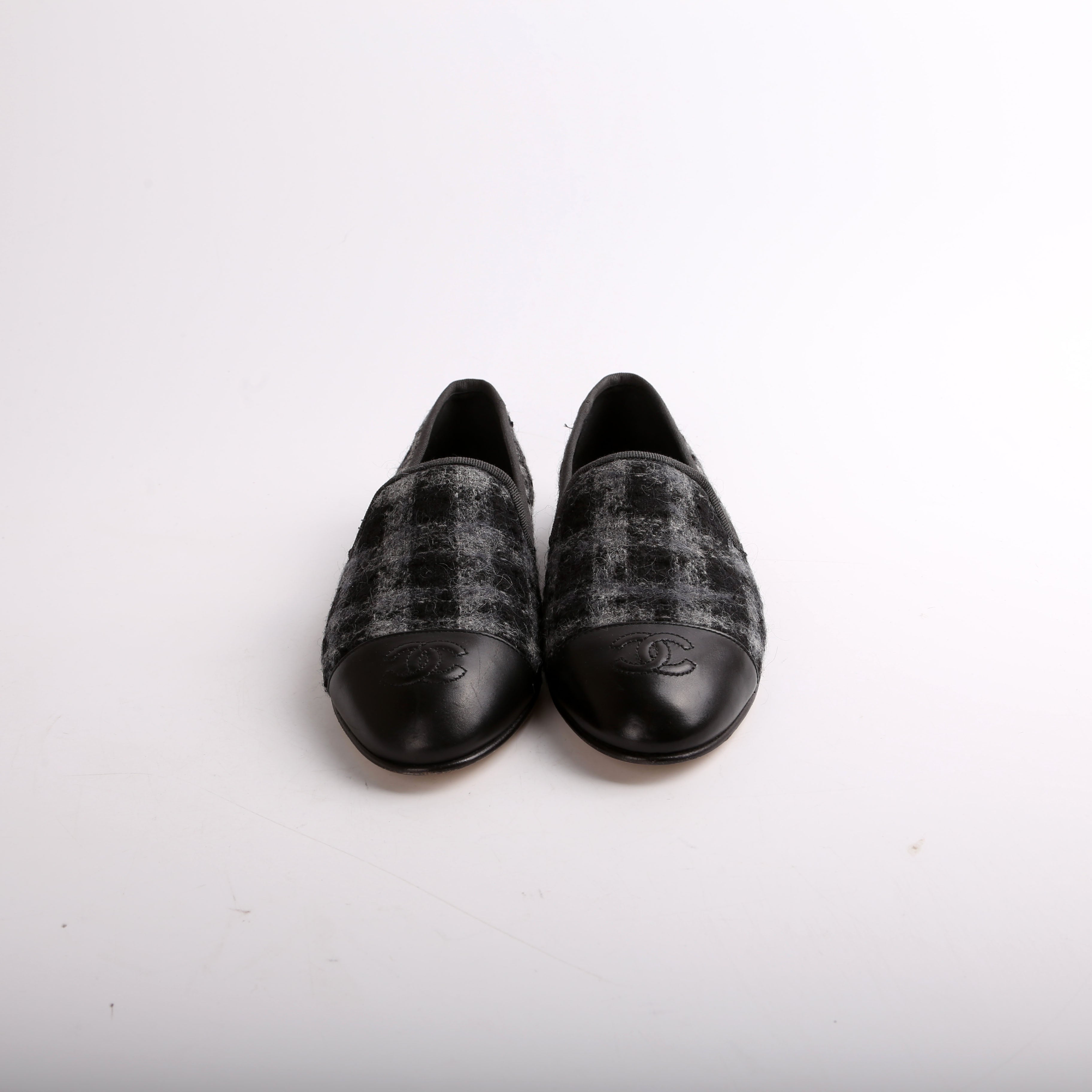 CC Tweed Loafers Size 36