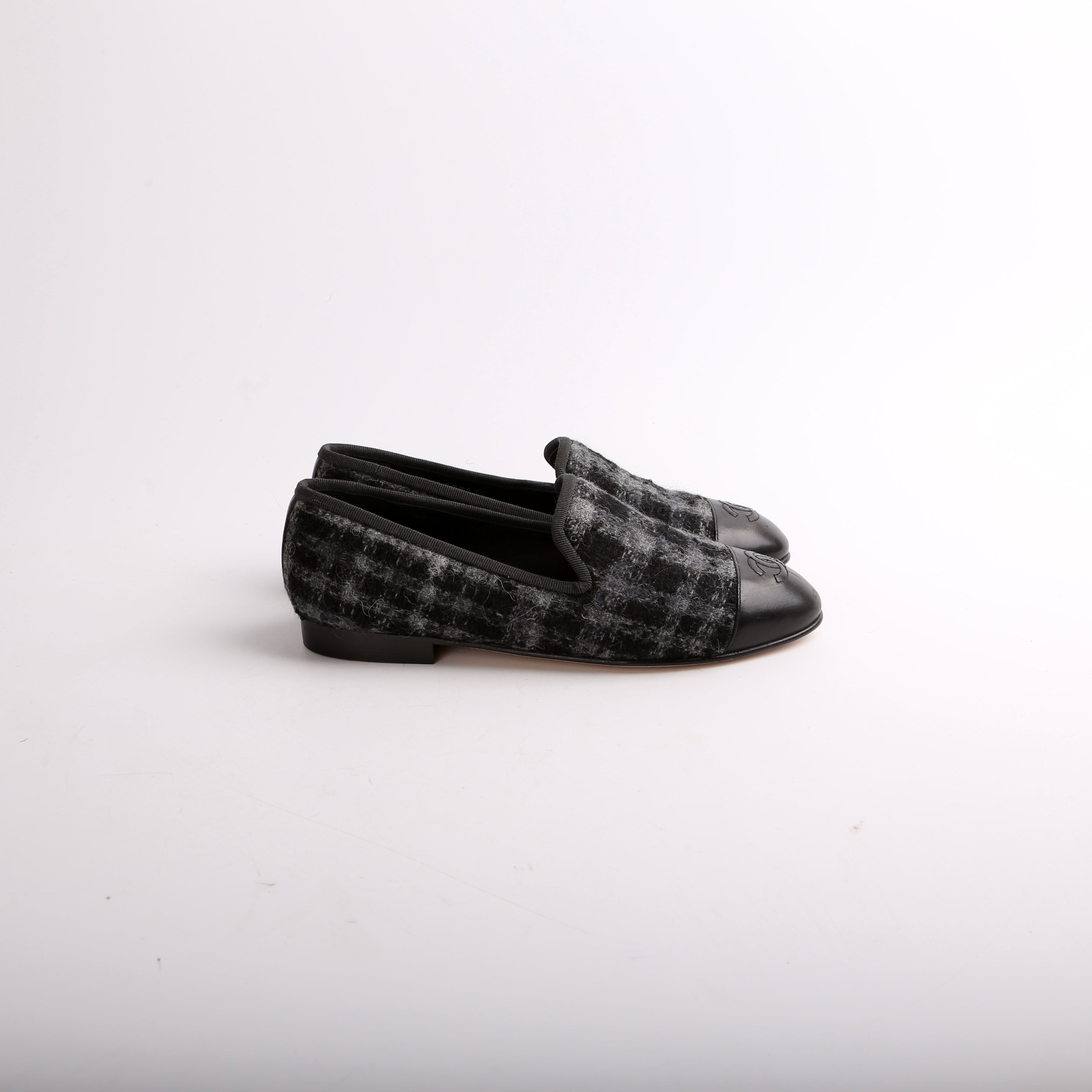 CC Tweed Loafers Size 36
