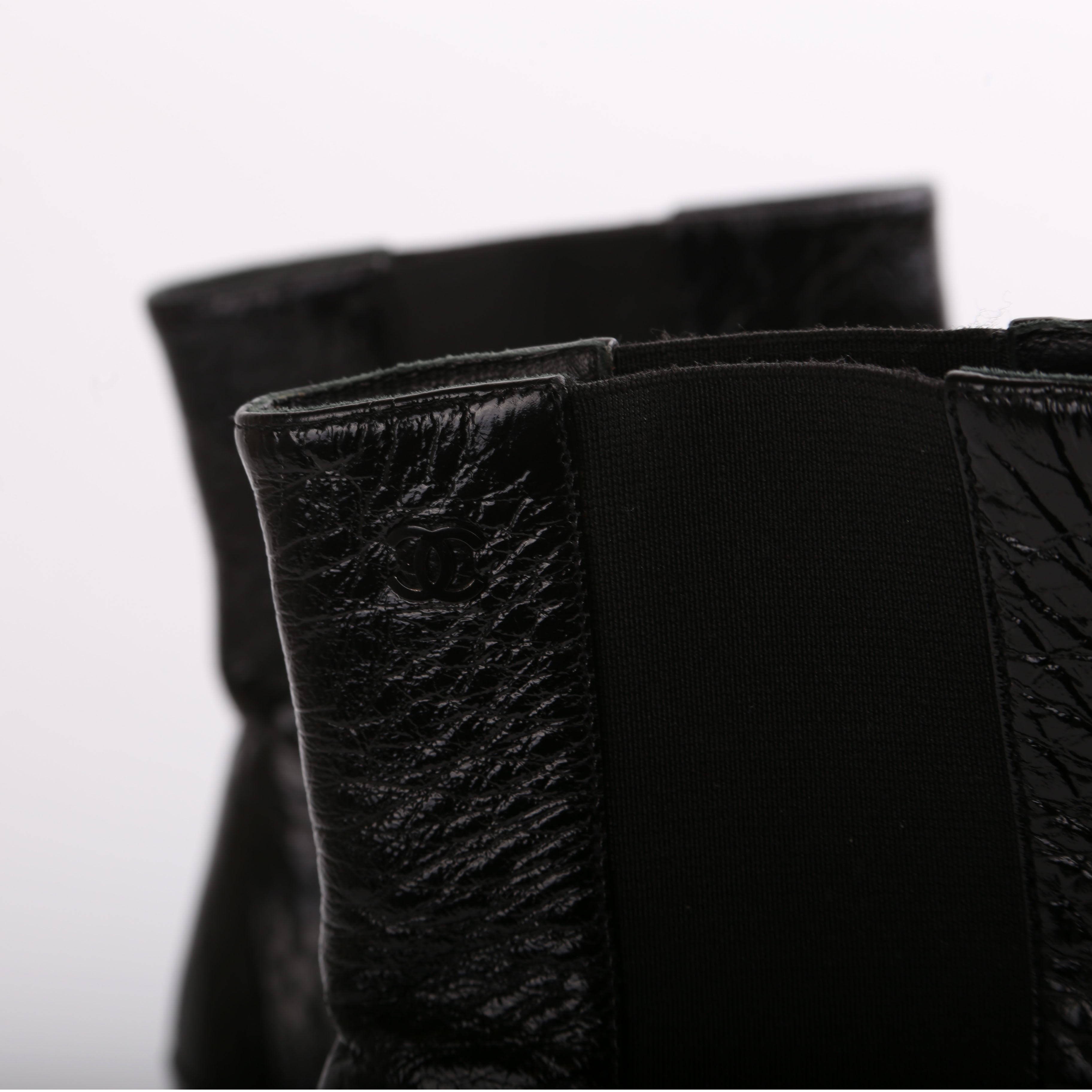 Patent Pearl CC Booties Size 38