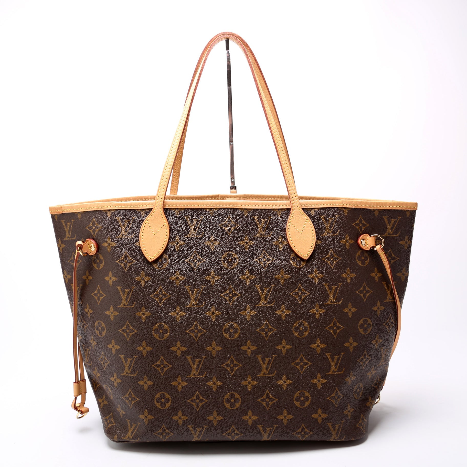 Neverfull With Wallet MM Monogram Beige