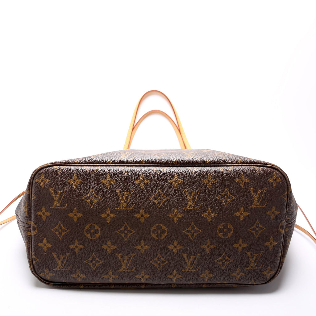 Neverfull With Wallet MM Monogram Beige