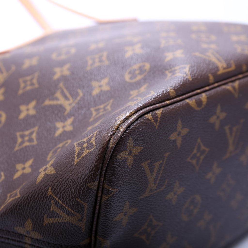 Neverfull With Wallet MM Monogram Beige